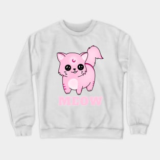 Moon Cat Crewneck Sweatshirt